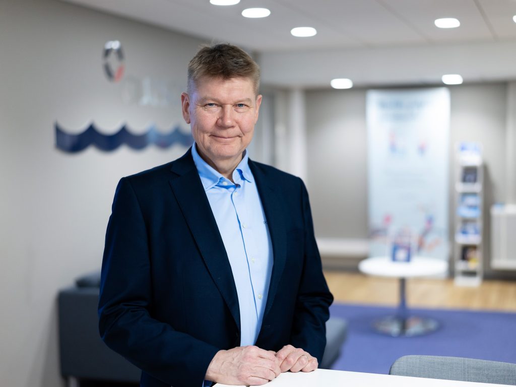 Matti Rikka Cursorin aulassa.